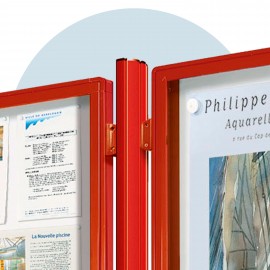 Kit de Postes per vitrines d'informació